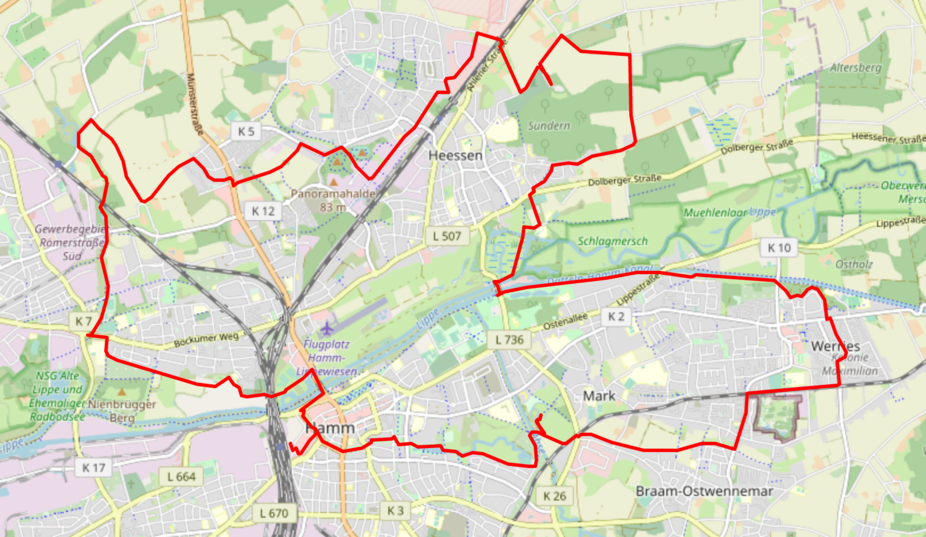 Track Panoramaroute Track der Panaromaroute