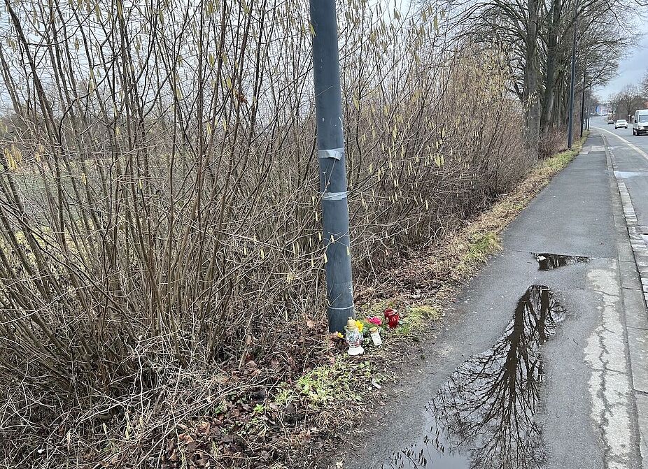 Standort des Geisterrades am 13.02.2026 Standort des Geisterrades am 13.02.2026